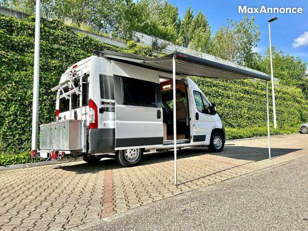 Fiat Ducato - Knaus Box 540 - lit arrière - garage arrière 